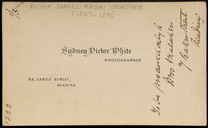 Impression du photographe, années 1870 - Sydney Victor White